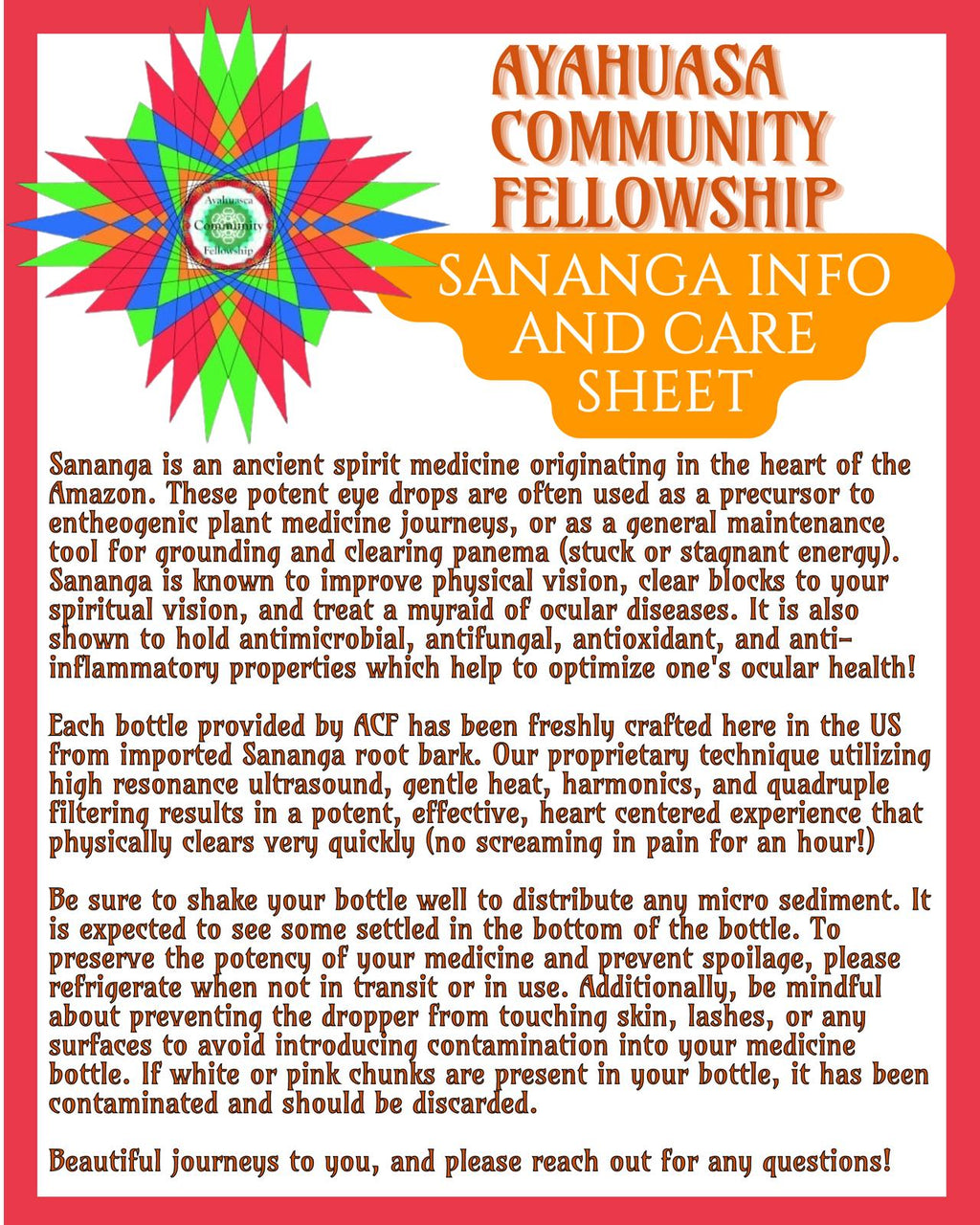 Sananga Eye Drops – Sacred Amazonian Plant Medicine